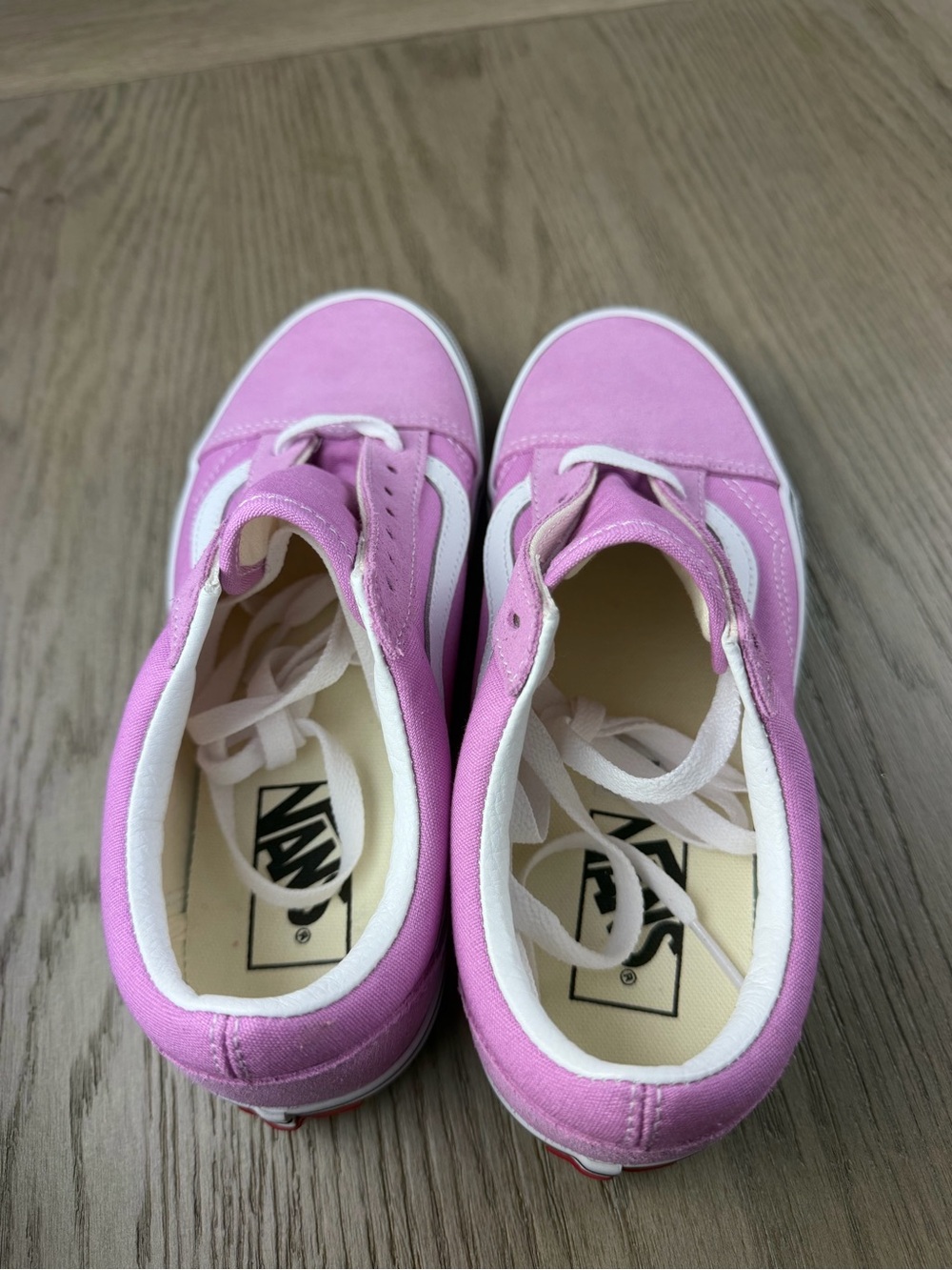 Vans Pink Old Skool Low-Top Sneakers. New. Women’s size 7.0. (No box) - Picture 3 of 6